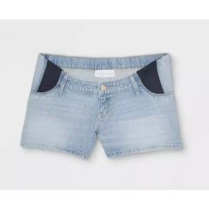 Side Panel Midi Maternity Jean Shorts size 6 Isabel Maternity by Ingrid & Isabel